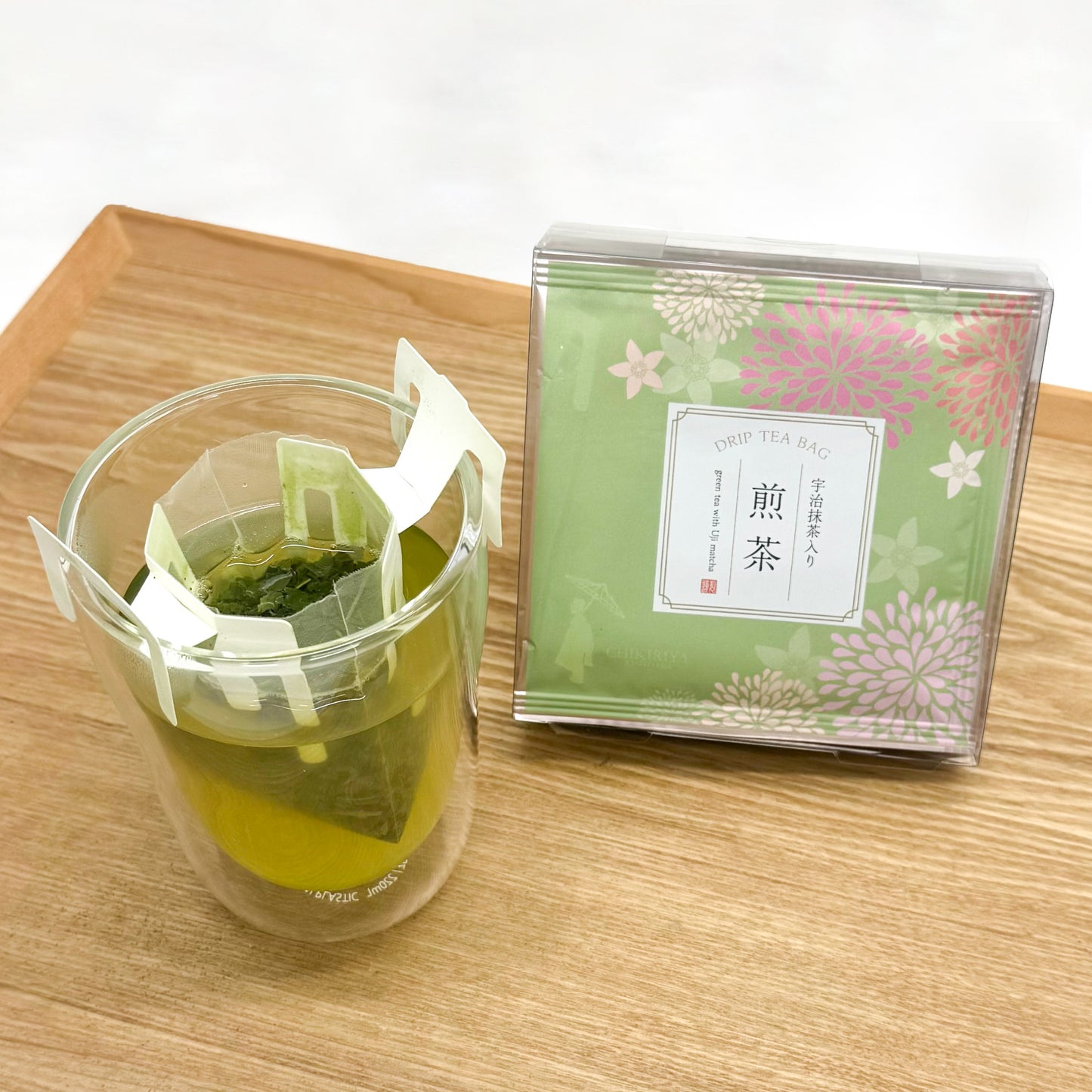 【冬季セール 26.01.15まで】宇治抹茶入り煎茶ドリップティーバッグ3.5g×5袋