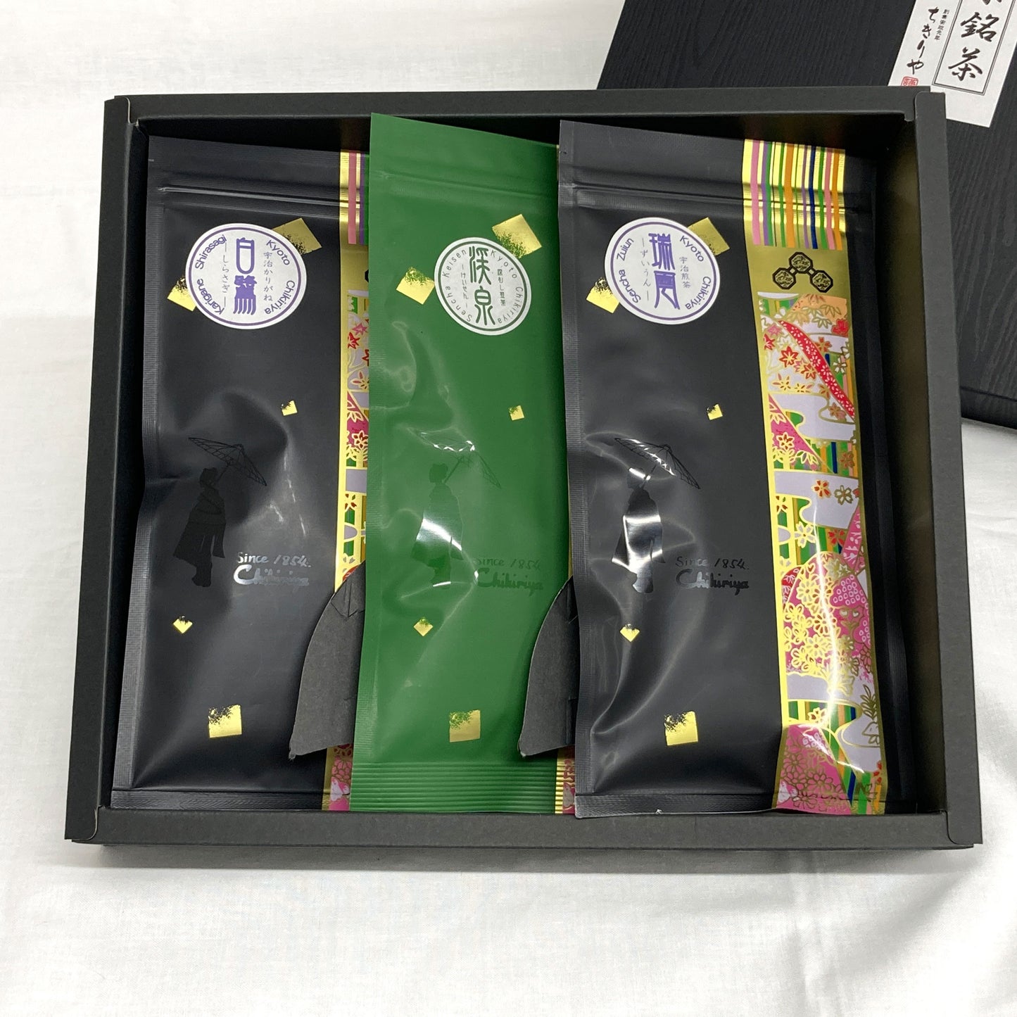 ちきりや銘茶3本詰合せ(白鷺・渓泉・瑞雲)