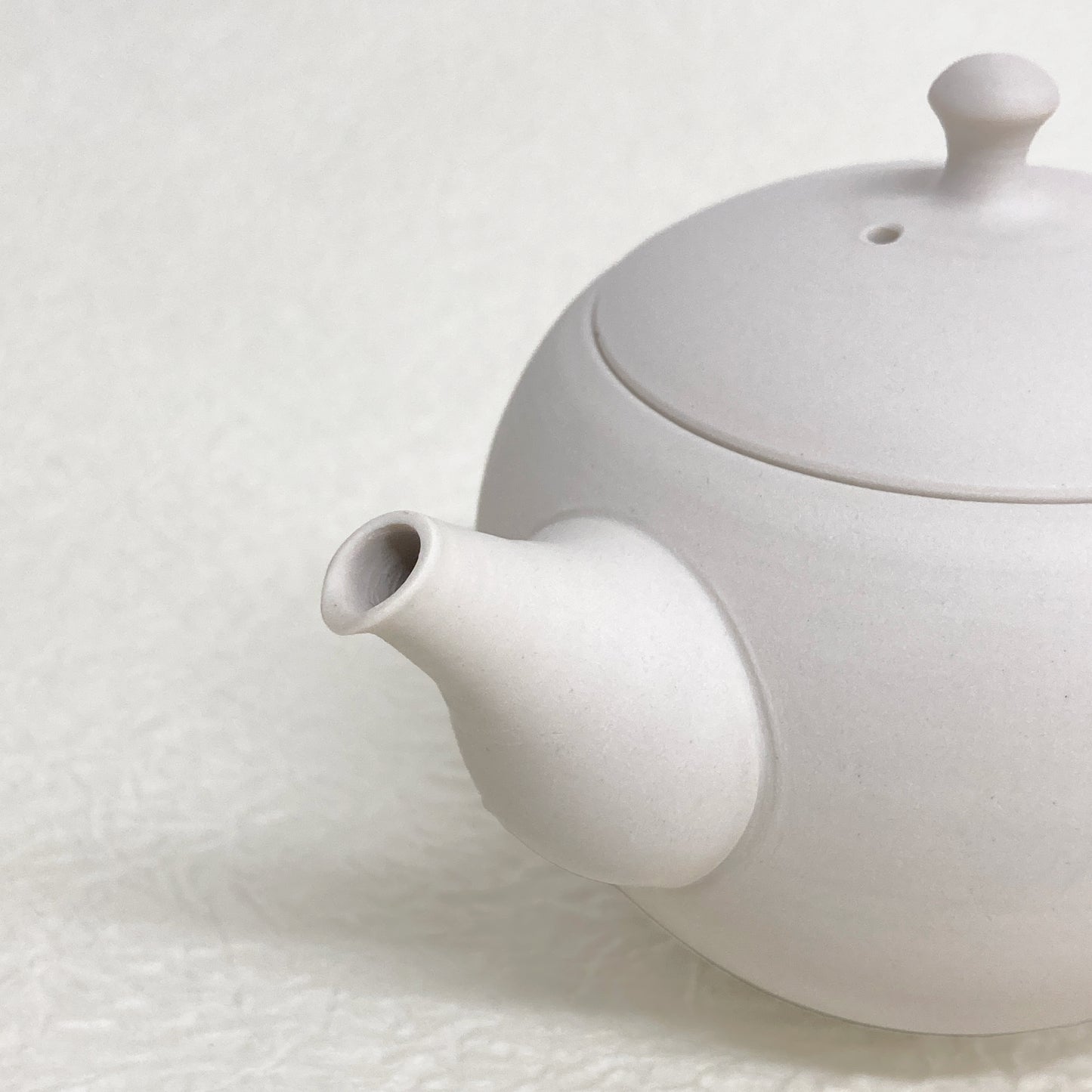 【入荷待ち】常滑焼手作り急須 前川淳蔵作 白泥 280ml