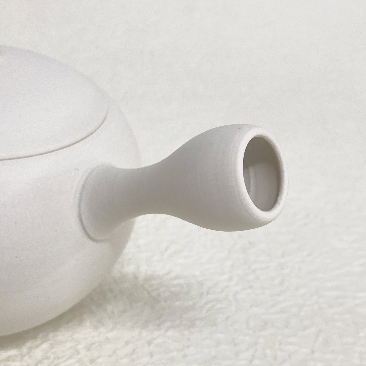 【入荷待ち】常滑焼手作り急須 前川淳蔵作 白泥 280ml