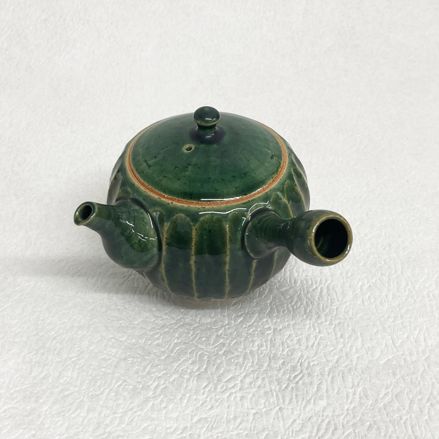 【入荷待ち】常滑焼手作り急須 前川淳蔵作 深緑 290ml