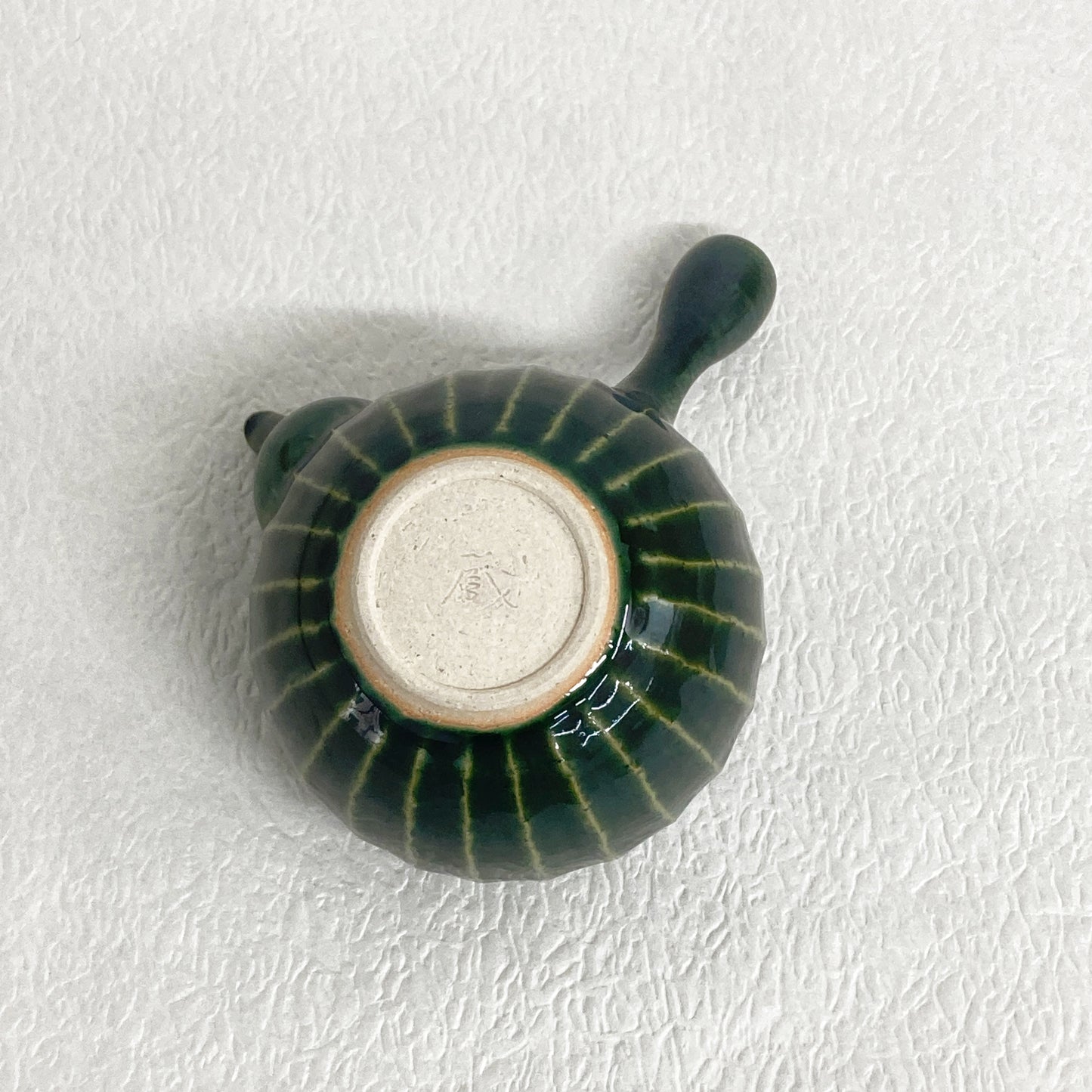 【入荷待ち】常滑焼手作り急須 前川淳蔵作 深緑 290ml
