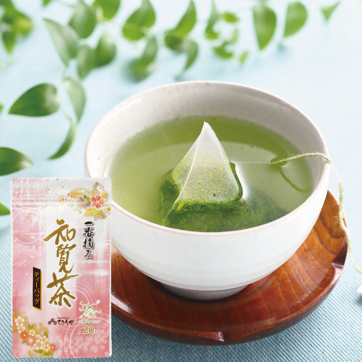 京都 ちきりや｜一番摘み知覧茶ティーバッグ 2g×20袋 – 京都三条 ちきりや