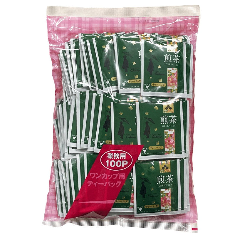 宇治抹茶入り煎茶一煎用ティーバッグ 150g(100袋)