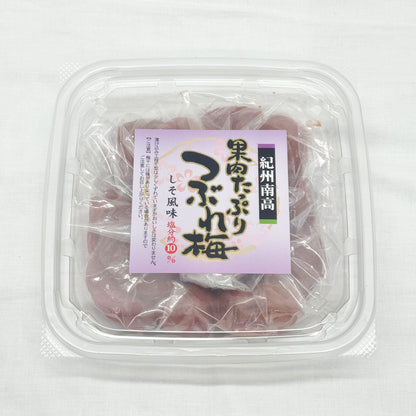 紀州南高梅 果肉たっぷりつぶれ梅 300g（しそ風味 / はちみつ漬け）