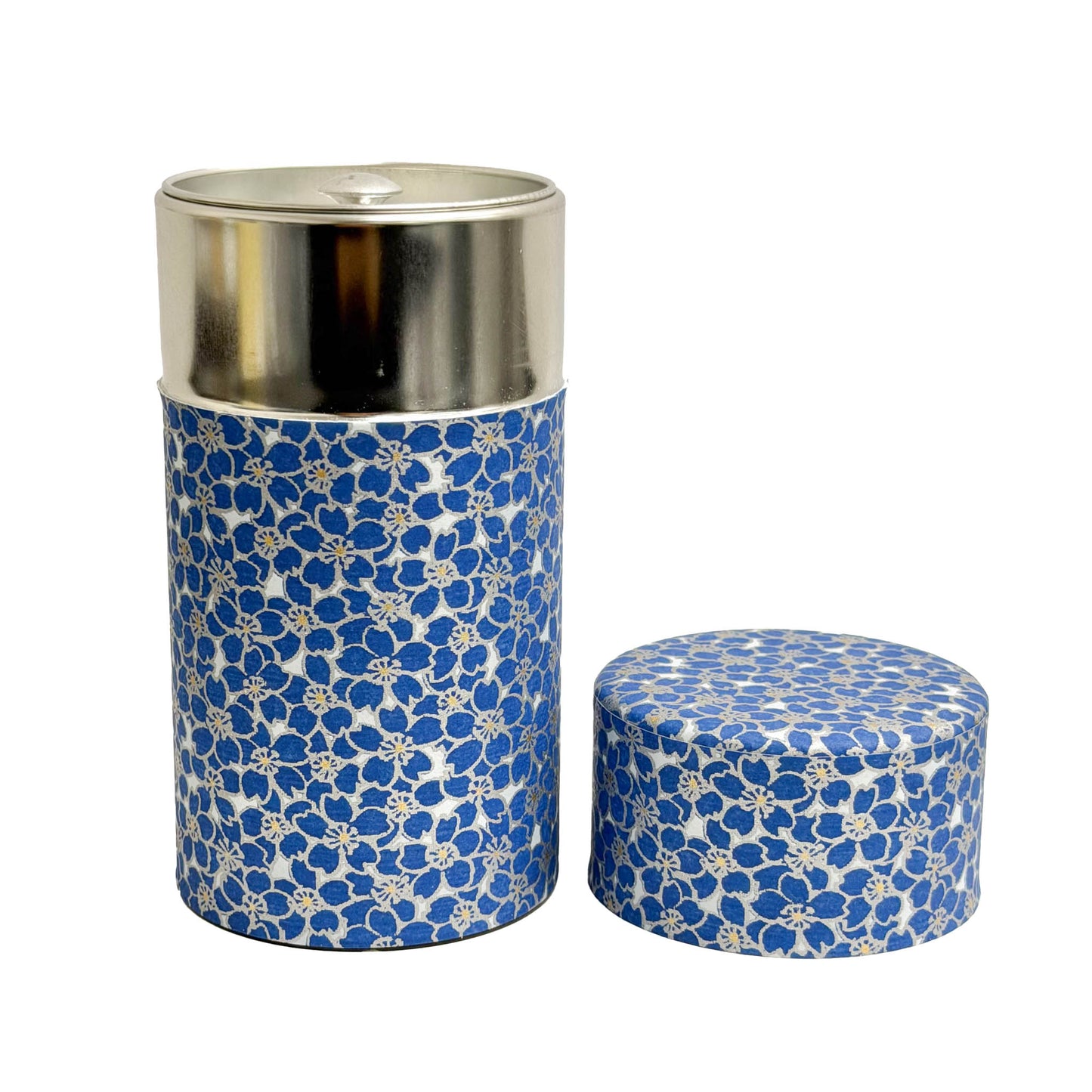 【新発売】茶缶　桜（青／白）　