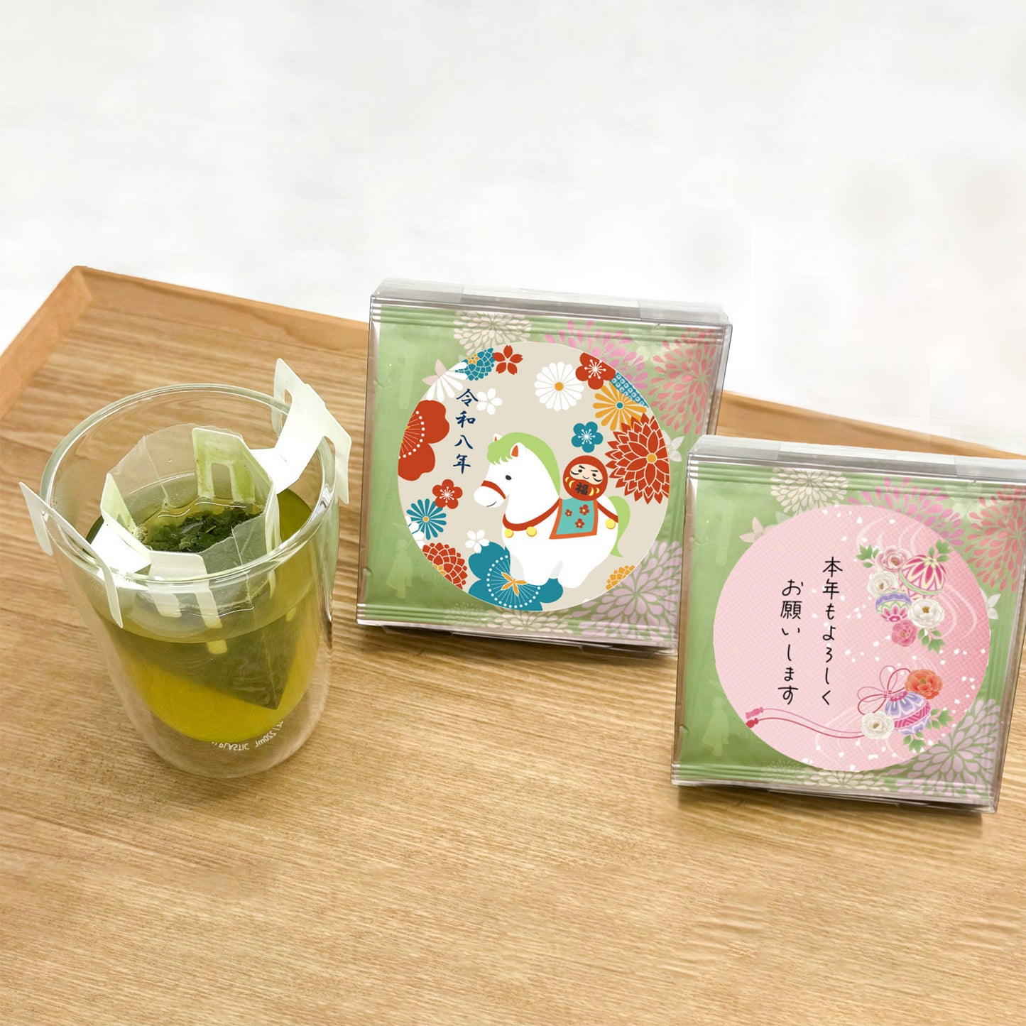 【冬季セール 26.01.15まで】宇治抹茶入り煎茶ドリップティーバッグ3.5g×5袋