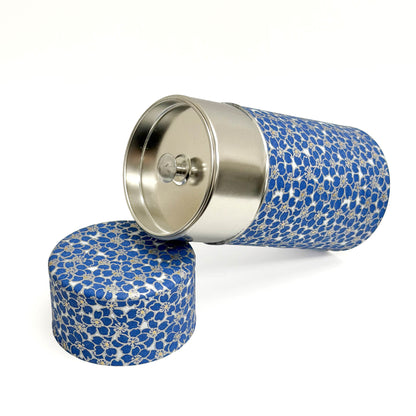 【新発売】茶缶　桜（青／白）　