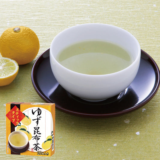 ゆず昆布茶スティックタイプ 20本入り