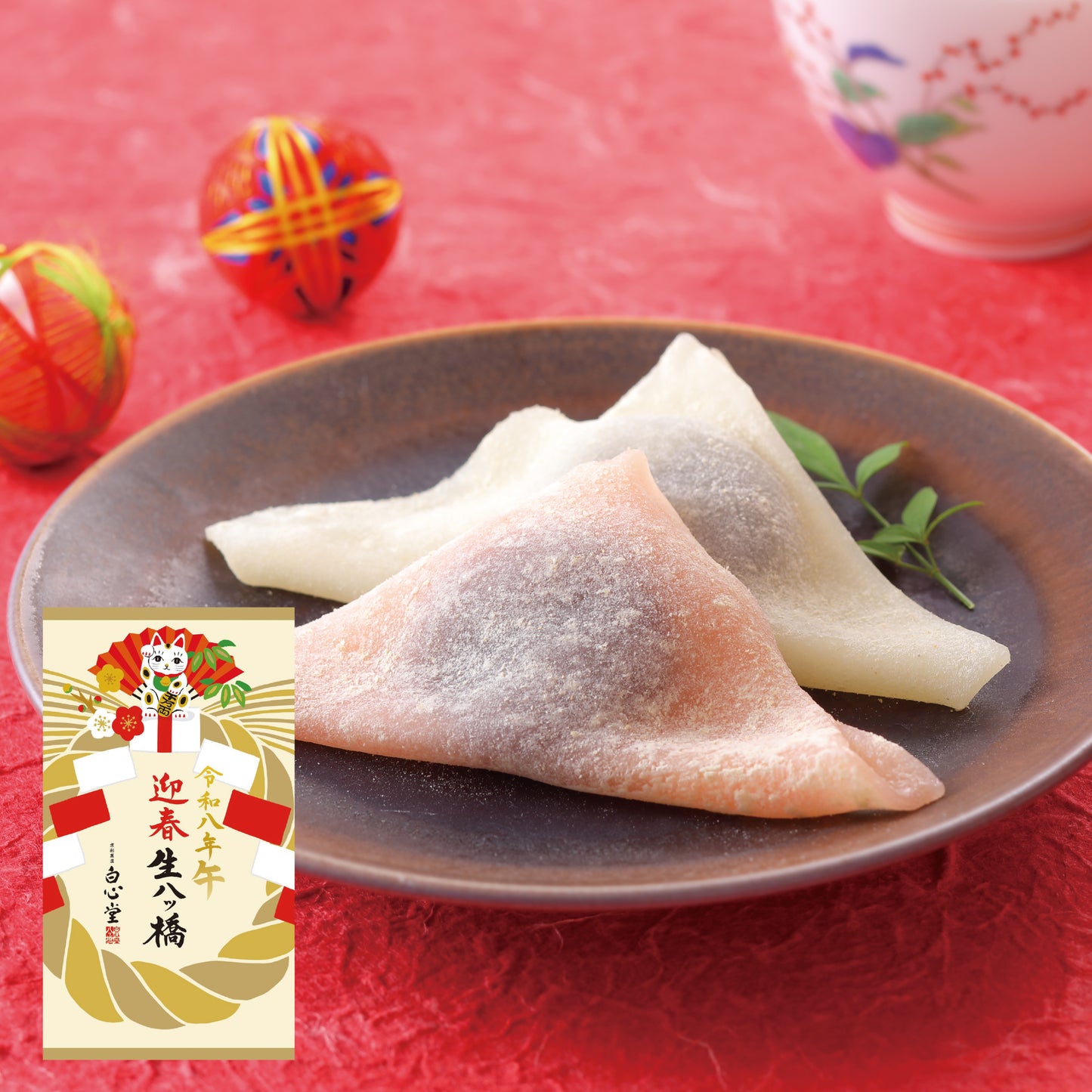 【予約・12月5日発売】迎春生八つ橋 　１０個入り