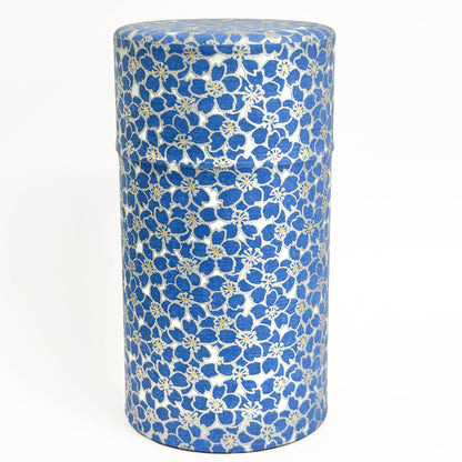 【新発売】茶缶　桜（青／白）　