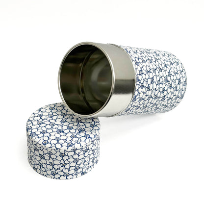 【新発売】茶缶　桜（青／白）　