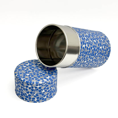 【新発売】茶缶　桜（青／白）　