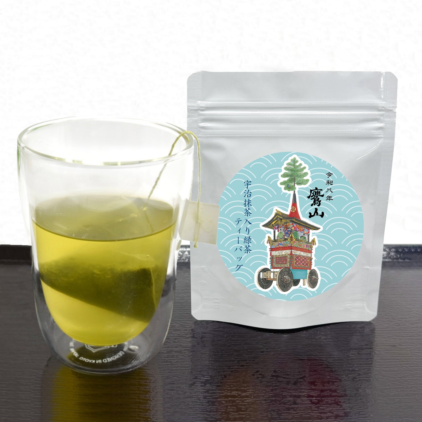 【季節限定/鷹山デザイン】宇治抹茶入り緑茶24g（8袋）
