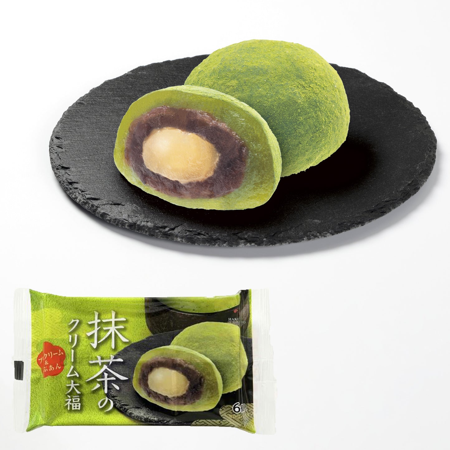 抹茶のクリーム大福 6個