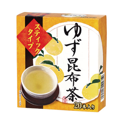 ゆず昆布茶スティックタイプ 20本入り